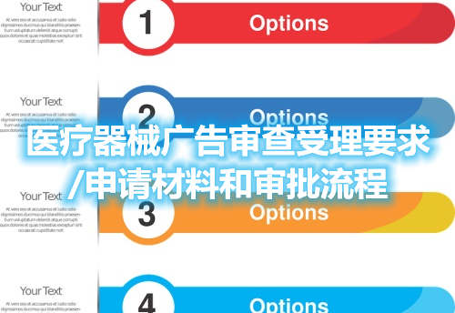 医疗器械广告审查受理要求/申请材料和审批流程(图1)