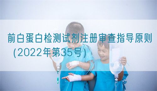 前白蛋白检测试剂注册审查指导原则（2022年第35号）(图1)