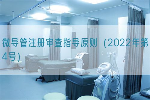 微导管注册审查指导原则（2022年第4号）(图1)