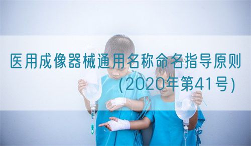 医用成像器械通用名称命名指导原则​​​​​​​（2020年第41号）(图1)