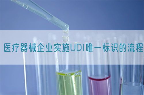 医疗器械企业实施UDI唯一标识的流程(图1)